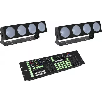 LED-lichtset EUROLITE CBB-4 DMX-controller RGB, controller voor RGB-LED-lampen