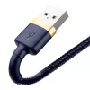 Lightning-kabel Baseus CALKLF-CV3 2 m blauw goud
