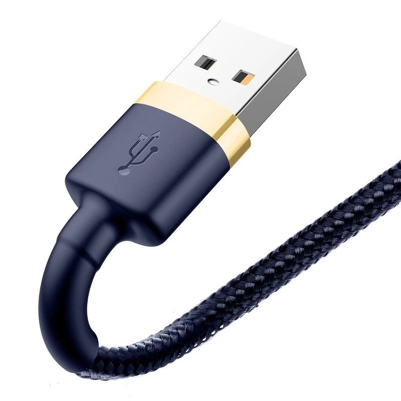 Lightning-kabel Baseus CALKLF-CV3 2 m blauw goud