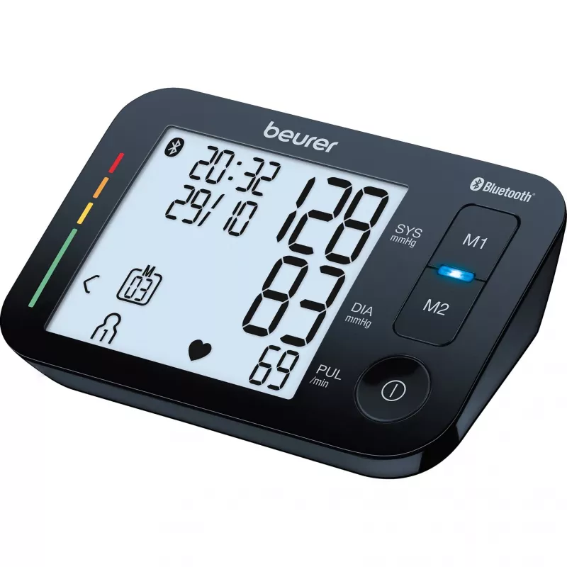 Beurer BM 54 bloeddrukmeter voor de bovenarm, Bluetooth, zwart