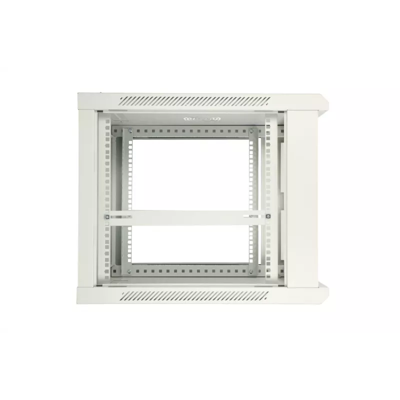 Extralink rackkast 9U 600x450 ASP grijs wandmontage, metalen deur