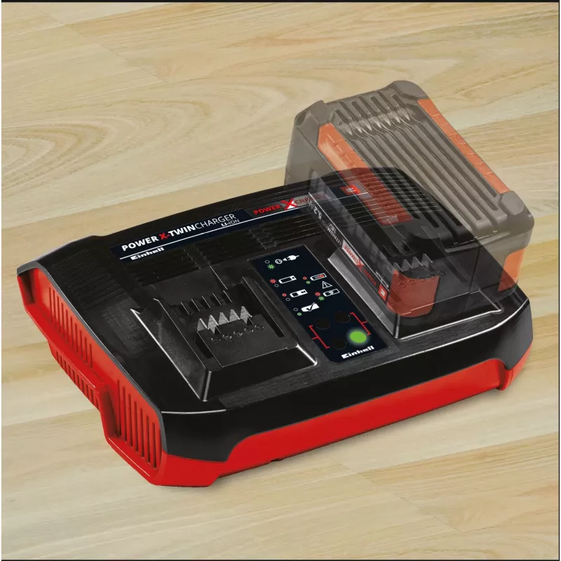 Einhell Power-X-Twincharger 3 A acculader voor binnen zwart - rood (4512069)