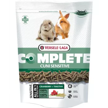 Versele-Laga Complete Cuni Sensitive 1,75 kg — kruiden, 13% eiwit, 20% ruwe vezel, 2,5% vet