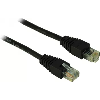 Inter-Tech AC LAN-kabel CAT5 UTP, 15,0 m zwart