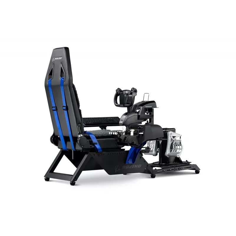 Next Level Racing Boeing Commercial Edition vluchtsimulator-cockpit, blauwe accenten
