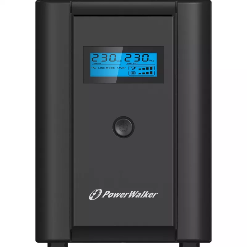 PowerWalker VI 2200 SHL Schuko UPS line-interactive 2,2 kVA 1200 W 4 AC-uitgangen