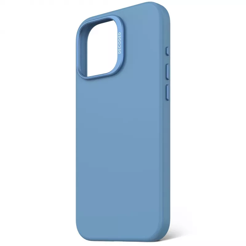 Decoded D25IPO16PMBCS9AE AntiMicrobial siliconen achterkant voor iPhone 16 Pro Max, lichtblauw