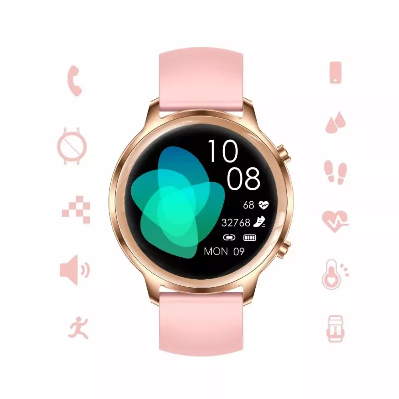 Smartwatch Manta Kelly 3,35 cm roze