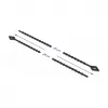 Parallel-kabelbinder DeLOCK beaded kabel tie L 200 x B 2,4 mm zwart 100 stuks