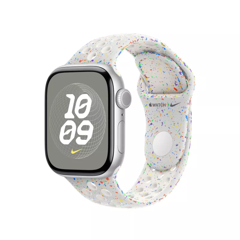 Apple MC1V4ZM/A smartwatch-polsband platina fluoroelastomeer