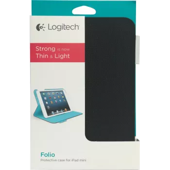 Logitech Folio hoes - hoes voor tablet - carbon zwart