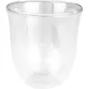 De’Longhi 5513214601 koffieglas transparant 2 stuks 190 ml