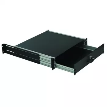 Lade-eenheid LOGON RAD105BL zwart aluminium 19 inch