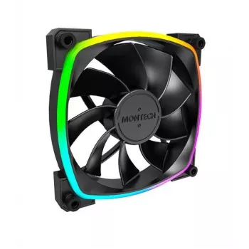 Montech RX120 PWM computerbehuizing-ventilator 12 cm zwart 3 st.