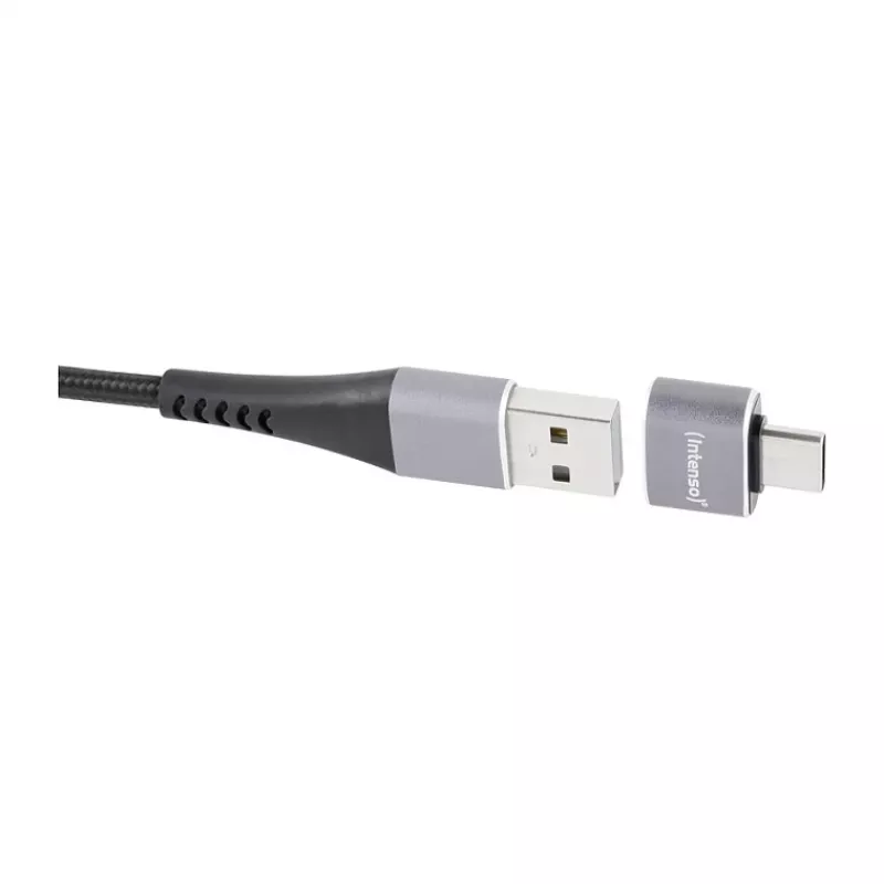 Intenso 3-pack USB-adapter USB-A -> USB-C C480C aluminium