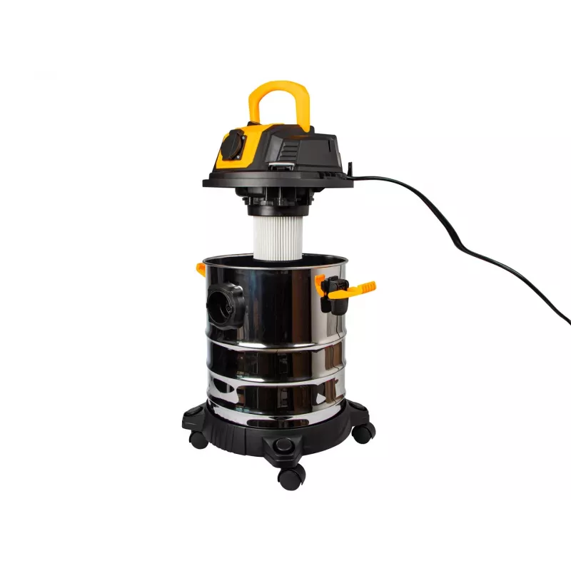 BLOW WD3300 industriestofzuiger met 230V stopcontact 2000W