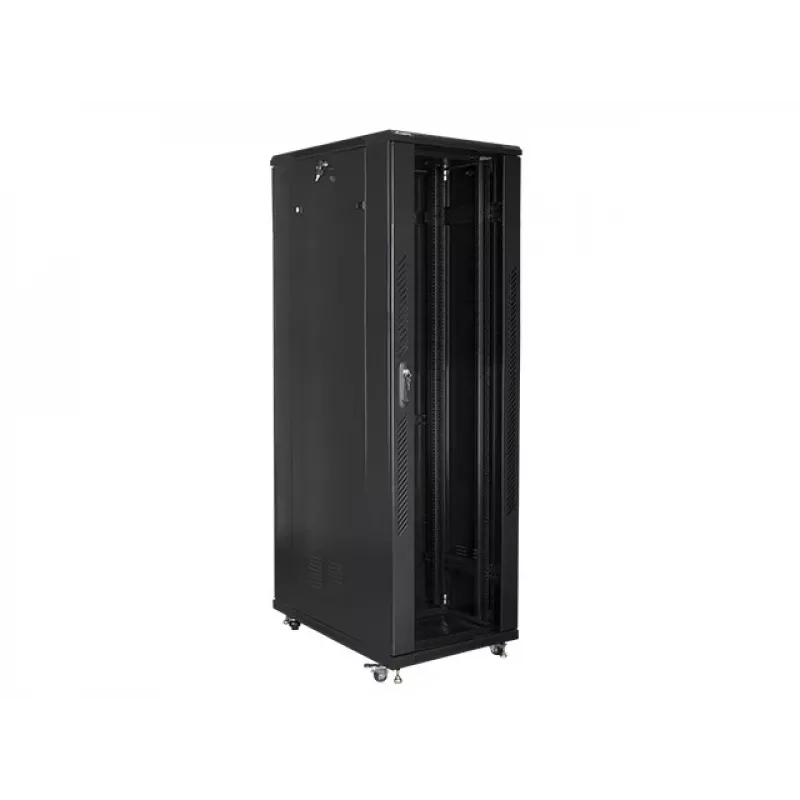 Lanberg | 19-inch vrijstaande rackkast 42U/800x1000 (flat pack) | FF01-8042-12B | zwart