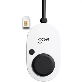 Charger Gemini 2.0, 22 kW (32A 3-fasig), wallbox wit/zwart, zonder kabel, 4G/LTE