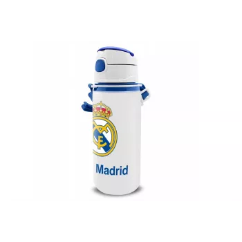 Kinder aluminium sportfles met drinktuit KIDS 600 ml – Real Madrid design