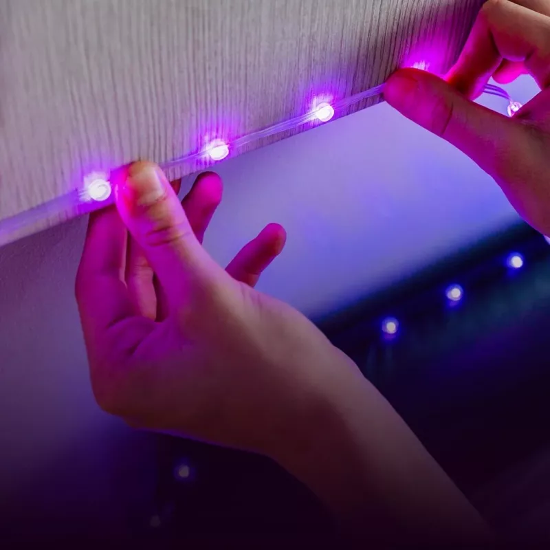 Twinkly Dots 60 RGB USB smart lights, 3 m, zwart