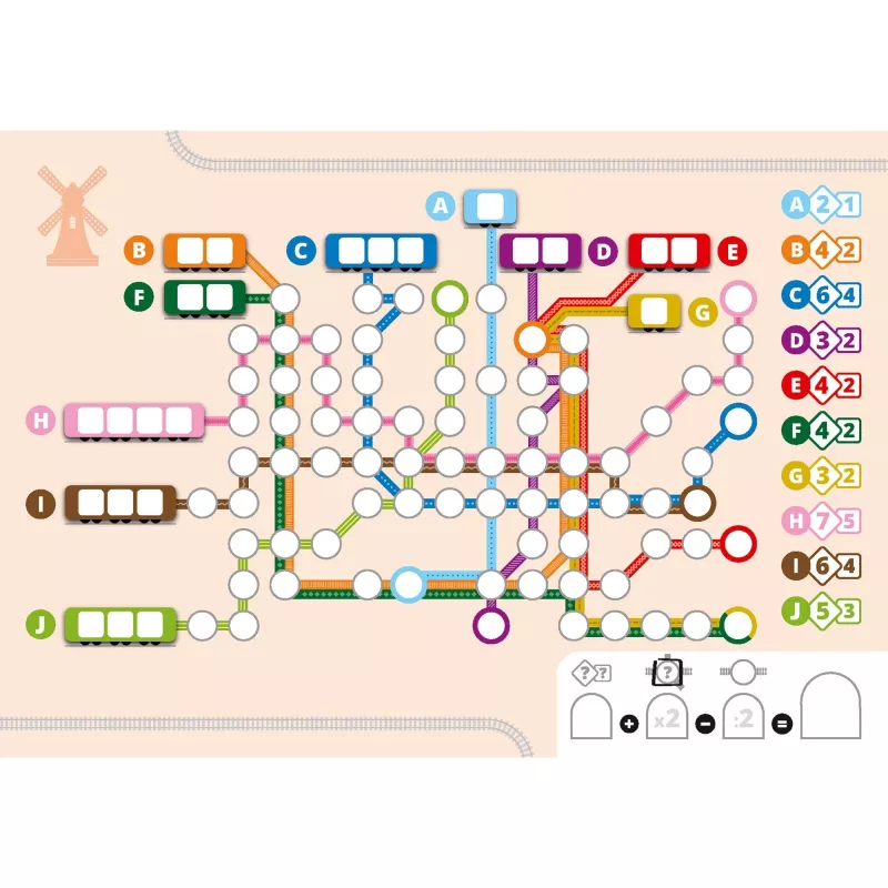 Voll verplant, bordspel