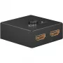 Goobay 58485 Handmatige HDMI-switch 2 naar 1, 4K 30 Hz, Zwart