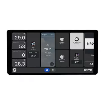 6.95 inch Shelly Wall Display X2i WiFi/BLU bedieningspaneel (zilver)