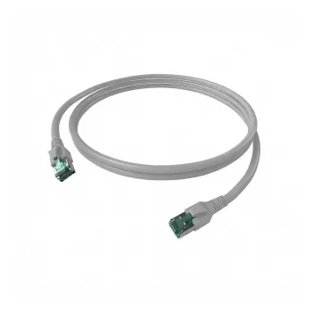 EasyLan FlexBoot FTP Cat.6a saCon 1m - 1 m - Cat6a - F/UTP (FTP) - RJ-45 - RJ-45 - grijs