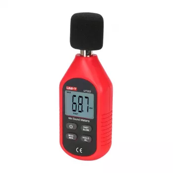 Geluidsniveaumeter UT353, 30–130 dB bereik, 31,5 Hz–8 kHz frequentie