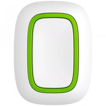 Ajax Button draadloze alarm paniekknop wit 35 mm x 13 mm x 47 mm