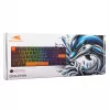 Mechanisch toetsenbord Baracuda Dolphin zwart US-layout met Red Switches