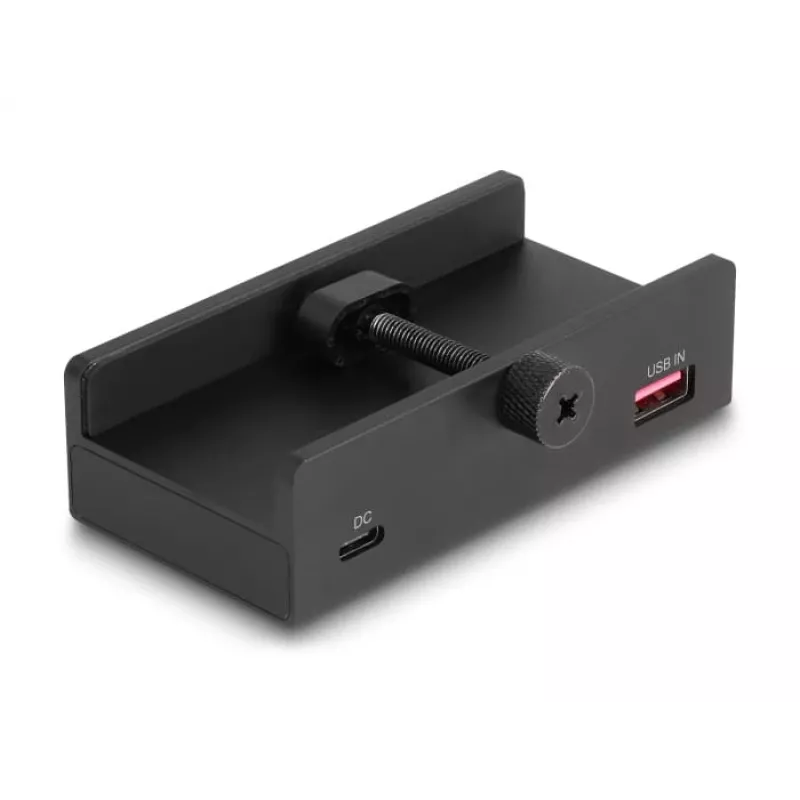 DeLOCK 64285 USB 2.0 Type-A hub 5000 Mbit/s zwart