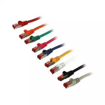 Patchkabel RJ45, CAT6 250 MHz, 0,5 m zwart, S-STP (S/FTP), TPE (Superflex), Synergy 21 (S216916)