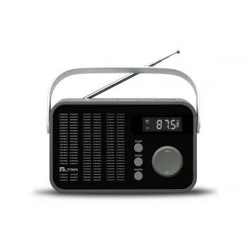 Eltra radio model 261 met PLL-digitale afstemming, zwart