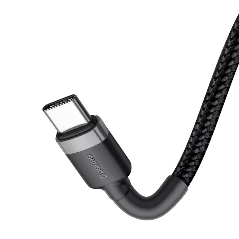 USB-kabel Baseus Cafule 2m USB C zwart grijs