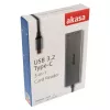 Akasa AK-CR-09BK USB 3.2 Gen1 Type-C 3-in-1 kaartlezer