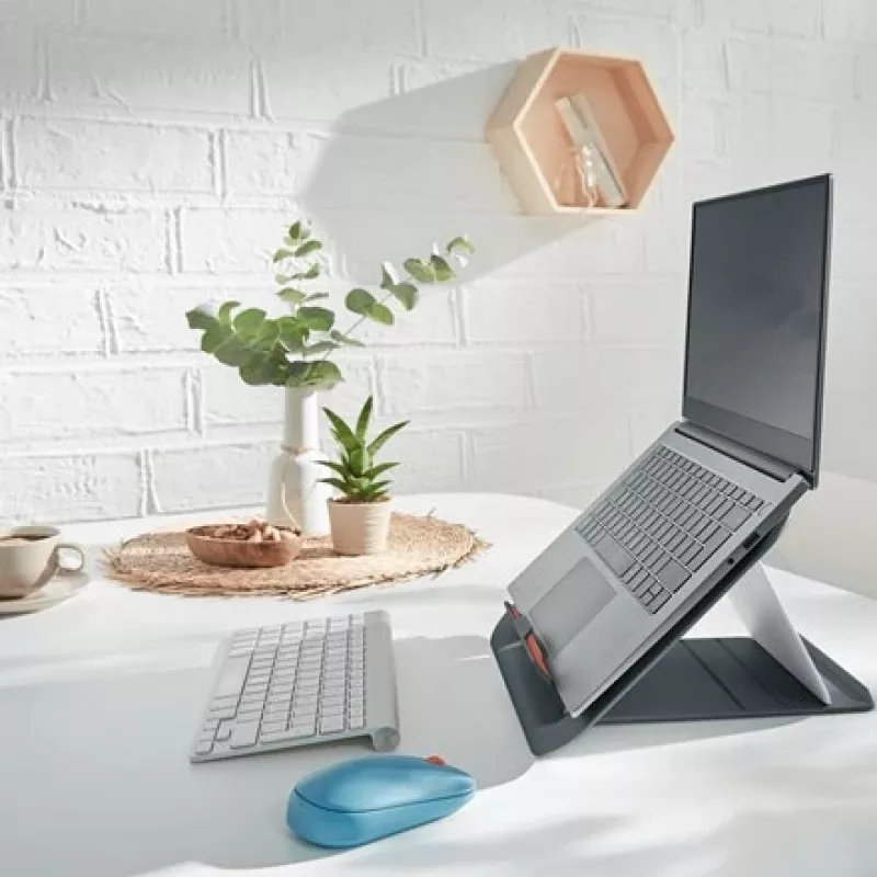 Leitz Ergo Cosy verstelbare laptopstandaard, 80 % gerecycled kunststof