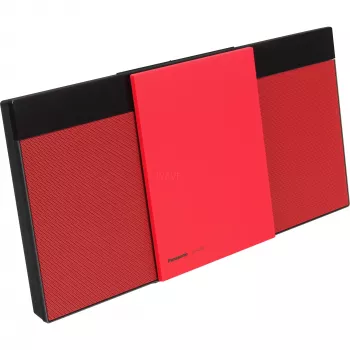 Panasonic SC-HC304 HiFi-CD-speler rood