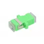 Glasvezeladapter Extralink SC/APC singlemode simplex met transparante stofkappen, groen