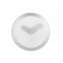 NeXtime klok 2615zi Focus, Ø25 cm, wandklok, wit/zilver