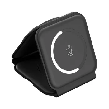 Choetech T588-F 3in1 magnetische draadloze oplader 15W (zwart)