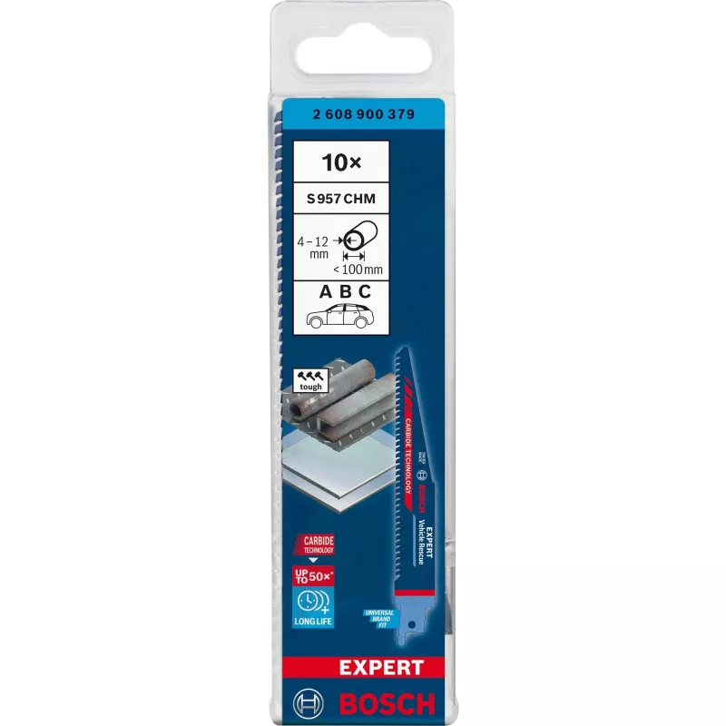 Bosch Expert 2608900379 sabelzaagblad van koolstofstaal (HCS) 10 stk.
