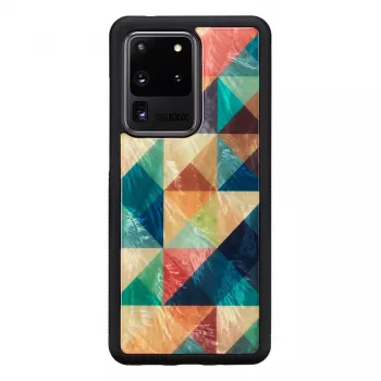 Hoes iKins voor Samsung Galaxy S20 Ultra, Mosaic zwart