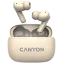 Canyon CNS-TWS10BG Hoofdtelefoon en headset True Wireless Stereo (TWS) In-ear voor bellen/muziek/sport/dagelijks gebruik USB Type-C Bluetooth Beige (CNS-TWS10BG)