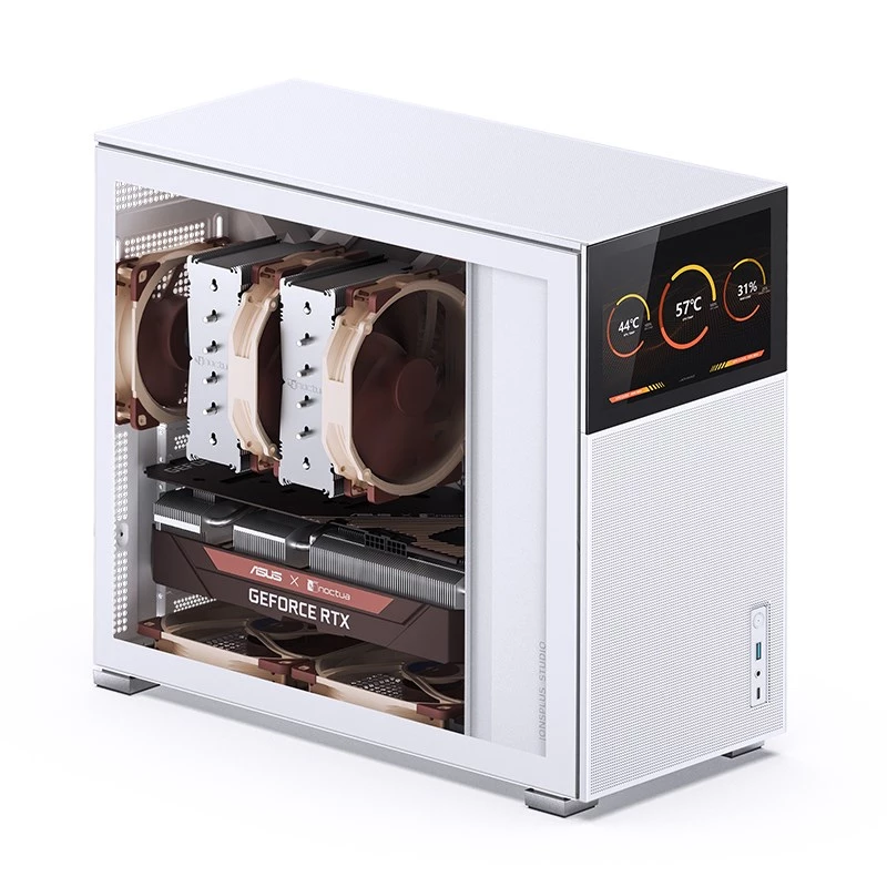 PC-behuizing Jonsbo D41 MESH Midi Tower wit