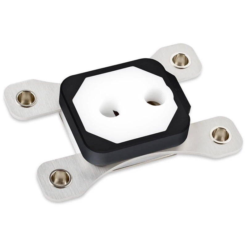 Aqua Computer 21840 cuplex kryos NEXT RGBpx AM4/AM5 CPU-waterblock, acetaal + 925 zilver, zwart