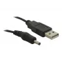 USB-kabel stroomkabel DeLOCK 82377 1,5 m USB A