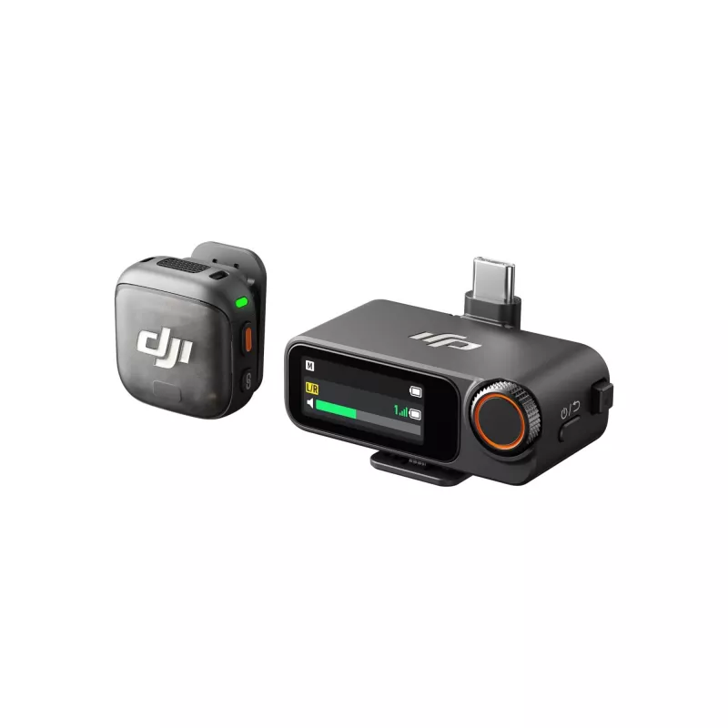 Microfoonsysteem DJI Camera Acc Mic 3 (1× zender + 1× ontvanger)