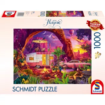 Legpuzzel schmidt spiele Jeff Haynie — Camping Paradise in the Desert, 1000 stukjes, MPN 58574