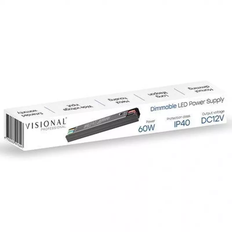Lightstrip voeding 12V 5A 60W/VS-60W-12C V Visional